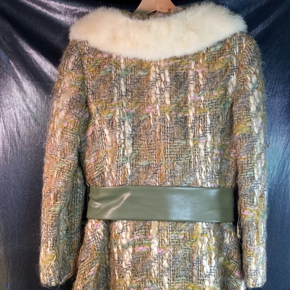 Vintage 50’s Paris Lilli Ann San Francisco wool tweed winter‎ coat. modern small - Picture 4 of 10